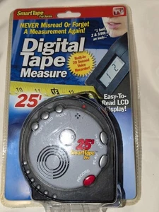 As Seen On Tv Digital Tape Measure 25 Foot Smart Tape Pro - Picture 1 of 3