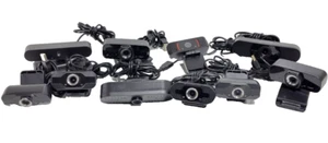 LOT OF 10 - Mixed Model Webcam Black USB Cable Conferencing USED - Picture 1 of 5