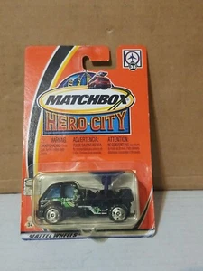 2002 Matchbox Hero City Weather Radar Truck #35 International Card - Picture 1 of 3