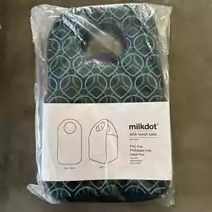 Milkdot Insulated Fold And Store Lunch Bag Navy Reusable Cooler Tote NEW - Picture 1 of 1