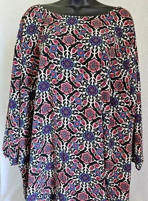 Old Navy Womens Shirt Dress Size 28 Multicolor Geometric - Image 1 of 4