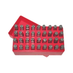 5mm 6mm 36 x KC Herramientas Letra Número Punzón Set Acero Estampado Kit A-Z 10070 10071 - Imagen 1 de 1