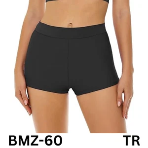 Bellecarrie Women's High Waisted Bathing Suit Bottom Tummy Control Swim Shorts M - Picture 1 of 6