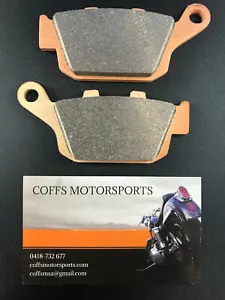 SINTERED REAR Brake Pads Kawasaki EX650RL NINJA 650R LAMS 2017 2018 2019 2020 - Picture 1 of 2