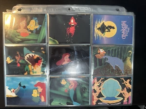 1991 Disney Little Mermaid Complete Trading Card Pro Set - Sticker, Stand, Color - Picture 1 of 19