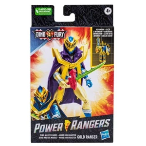 New Hasbro Power Rangers Dino Fury Gold Ranger 6" Action Figure - Picture 1 of 3