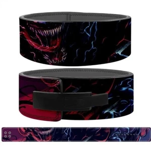New Venom Anime Powerlifting Belt weightlifting Leather Belt Gym Training Belt - Picture 1 of 3