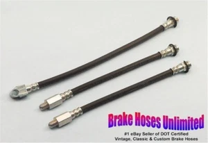 BRAKE HOSE SET American Motors Hornet 1976, 8cyl, Drum - Picture 1 of 1