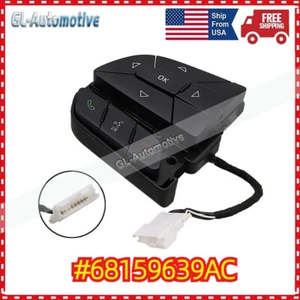 Radio Control Button Switch For Dodge Durango 2014-2023 68159639AC 68321891AA - Picture 1 of 6