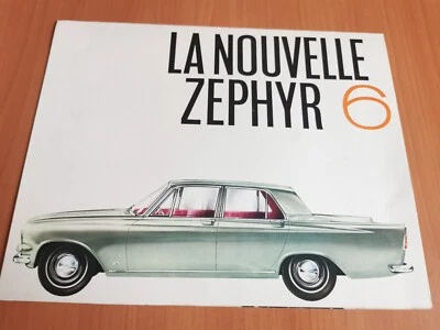 CATALOGUE BROCHURE LA NOUVELLE ZÉPHYR 6 FORD  #R4 - Photo 1/4