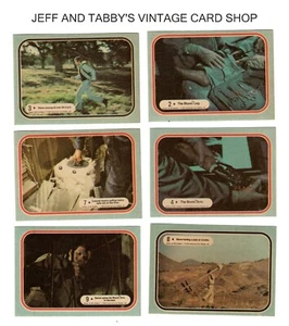 1975 Donruss SIX MILLION DOLLAR MAN  /SEE DROP DOWN MENU FOR CARD U WILL RECIEVE - Picture 1 of 124