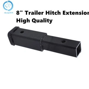 4K LBS Towing Receiver 2" Extender 5/8" Pin Hole 8" Trailer Hitch Extension - Picture 1 of 12