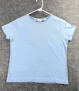 Covington shirt Women's Small Petite Light Blue Cotton Slim Fit shirt - Picture 1 of 7