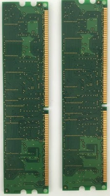 HP 128MB 2 Modules = 256MB DDR PC2700 CL2.5 ECC Memory Samsung 0419 - Image 1 of 4