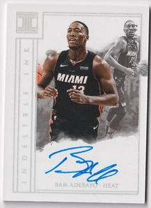2017-18 Panini Impeccable Indelible Ink Rookie RC Auto BAM ADEBAYO /49 - Bild 1 von 2