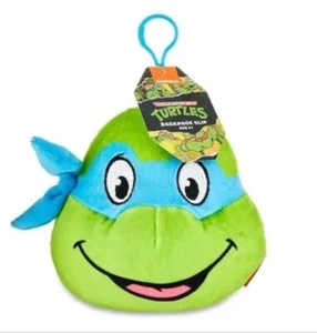 Teenage Mutant Ninja Turtles Plüsch Rucksack zum Anklipsen: Leonardo TMNT 7"×8" Nick... - Bild 1 von 4