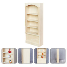  Wooden Dollhouse Bookcase Bookshelf Display Cabinet Child Kids Furniture