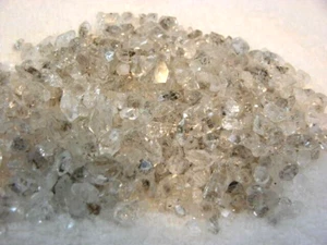 Diamond quartz smaller crystals gem grade 1/8-1/4" natural Afghanistan 1/8# lots - Picture 1 of 6