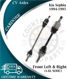 CARDONE OEM Front CV Axles For 1994-1995 Kia Sephia 1.6L SOHC Lifetime Warranty - Picture 1 of 14