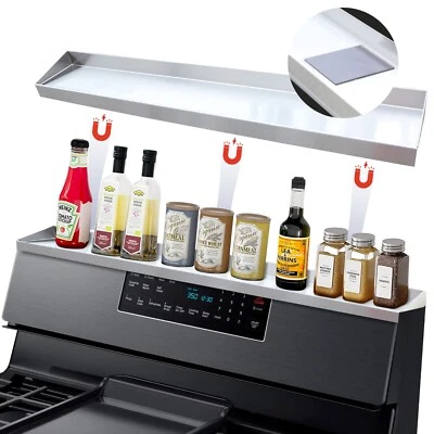 WEAVERSE Kitchen Shelf for Stove Top, Magnetic Shelf Over the Stove For Kitchen  - Image 1 of 4