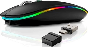 Ratón Inalámbrico Bluetooth para MacBook (Bluetooth 5.2/3.0 y 2.4GHz USB Tipo C) - Imagen 1 de 6
