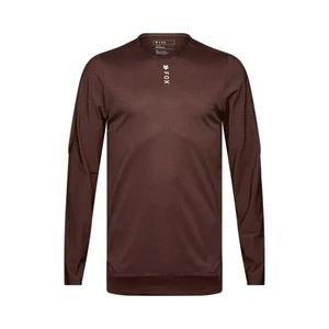 Fox Racing Flexair Pro Long Sleeve Mtb Jersey Brown Cocoa - Picture 1 of 1