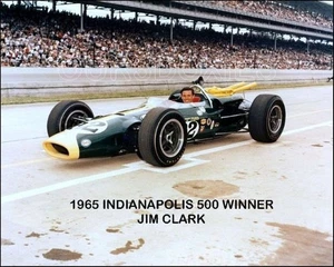 Jim Clark 1965 Indy 500 Winner - 8" x 10" Fotodruck - Bild 1 von 1