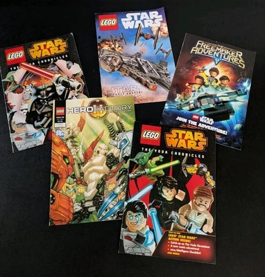 Lego Star Wars Hero Factory Magazine Books Lot Of 5 2010-2014 - Image 1 of 4