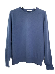 SUÉTER G MACARTHUR PARA HOMBRE 100 % CACHEMIR AZUL TALLA XL ESCOCIA GRUESO TEJIDO ACANALADO - Imagen 1 de 24