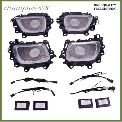 64 Colors Door Speaker Cover Fits Mercedes-Benz 2022 C-Class W206 Ambient Light - Image 1 of 4