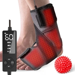Ankle Heating Pad for Achilles Tendonitis and Plantar Fasciitis Relief, Heate... - Picture 1 of 7