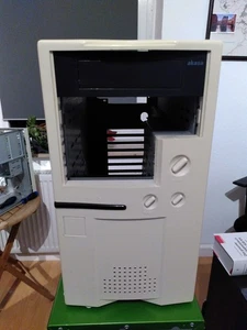 PC AT XT Computer 386 486 Pentium Retro Mini-Tower Gehäuse Leer Guter Zustand - Bild 1 von 6