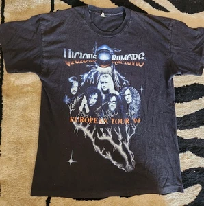 Camiseta VINTAGE Vicious Rumors 1994 Euro Tour XL - Imagen 1 de 4