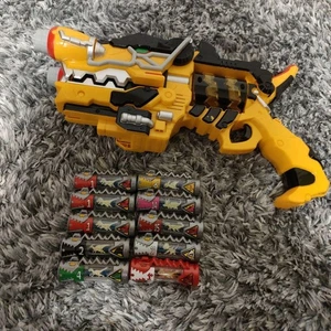 Power Rangers Dino Charge Kyoryuger DX Gaburevolver Gabu revólver Bandai Usado - Imagen 1 de 6