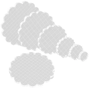 Juego de bloques de estampillas acrílicas de 7 piezas bloques de estampación transparentes herramientas con rejilla y 2741 - Imagen 1 de 8