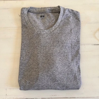 Camisa de manga larga Uniqlo para hombre | Algodón extra fino | Talla: XXL | Gris 100 % algodón Foto 1 de 4