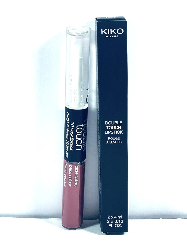Lápiz labial líquido Kiko Milano Double Touch, Rogue Foto 1 de 2