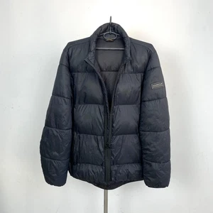 Barbour International Black Fibre Down Puffer Jacket Men’s Size L - Picture 1 of 13