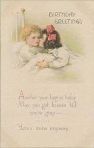 GEBURTSTAG - Zwei Kindergeburtstagsgrüße - 1917 - Bild 1 von 2