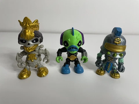 Lot (3) Treasure X Moose Toy Dino Dig Hunter Sunken Fish Monster Duke of Clanker Cover