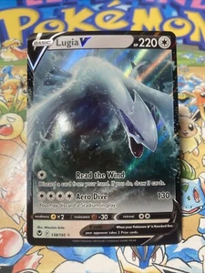 Pokémon TCG Lugia V Sword & Shield - Silver Tempest 138/195 Holo Ultra Rare - Picture 1 of 7