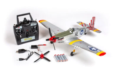 Rage RC P-51D Mustang 500mm Brushless RTF Warbird w/ PASS Stability System 1600 - Image 1 of 2