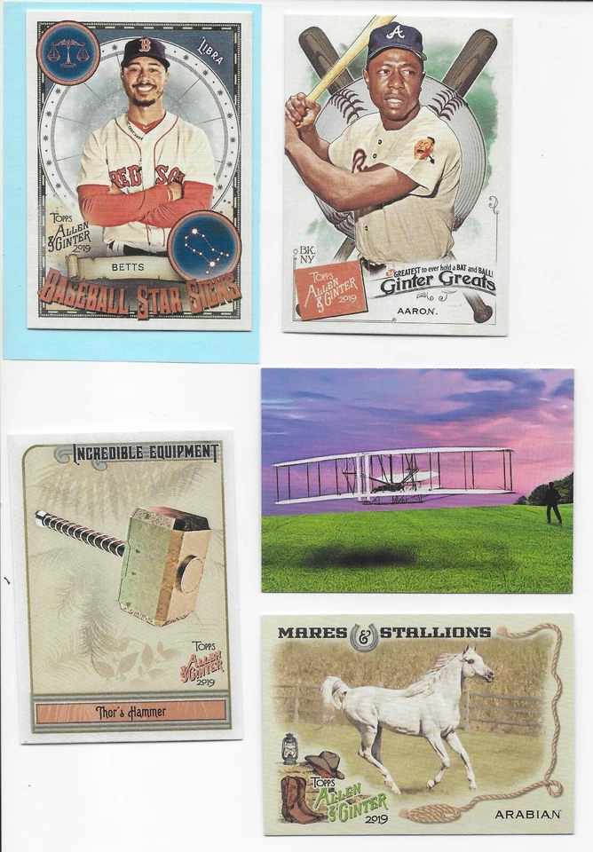 2019 Allen & Ginter Insert Star Signs Greats Flight Equipment Mares - You Pick - Image 1 of 1
