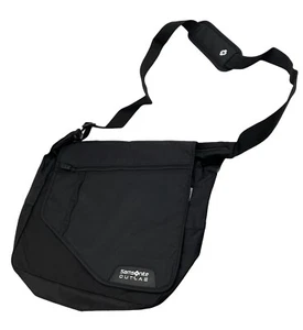 BOLSO MENSAJERO SAMSONITE Vintage OUTLAB U07 Negro NUEVO - Imagen 1 de 11
