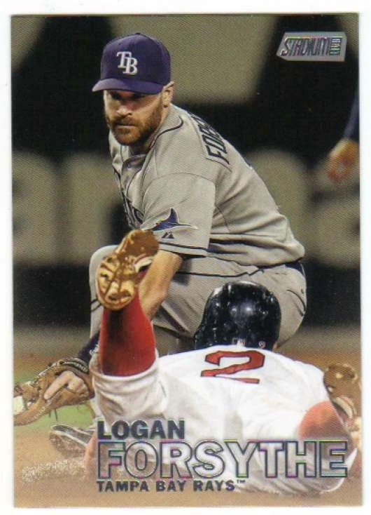 2016 Topps Stadium Club Baseball #84 Logan Forsythe Tampa Bay Rays  - Image 1 of 1