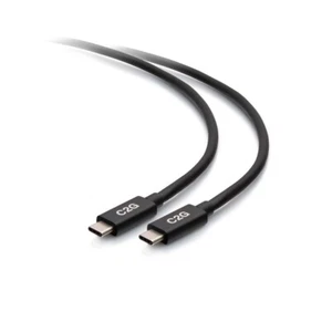 USB-C® Male to USB-C Male Cable (20V 5A) - USB4® [2.5ft (0.8m)-3.3ft (1m)]-C2G - Picture 1 of 4