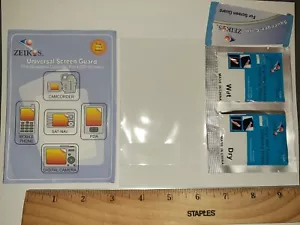 3PCs Universal Screen Guard/Protector- Camcorders, Cell Phones etc 1.5"-4" USA - Picture 1 of 7