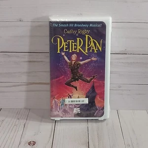 Peter Pan VHS Tape 2000 Broadway Musical TV Special Cathy Rigby - SEALED - Picture 1 of 9