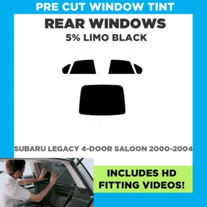Pre Cut Window Tint For Subaru Legacy 4-door Berlina 2000-2004 - 5% Limo Rear - Picture 1 of 6