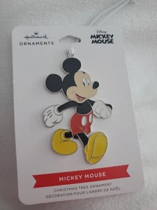 Hallmark Disney Mickey Mouse - Adorno de Navidad de metal plano - ¡Nuevo! - Imagen 1 de 2